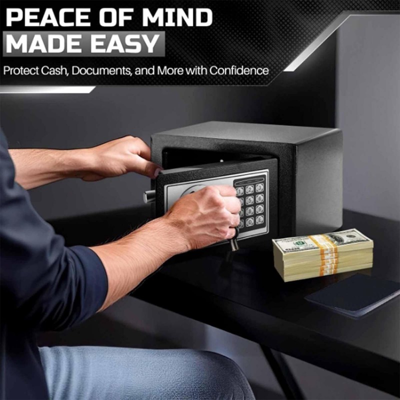 Home Security Services - Digital Electronic Safe Box with Keypad