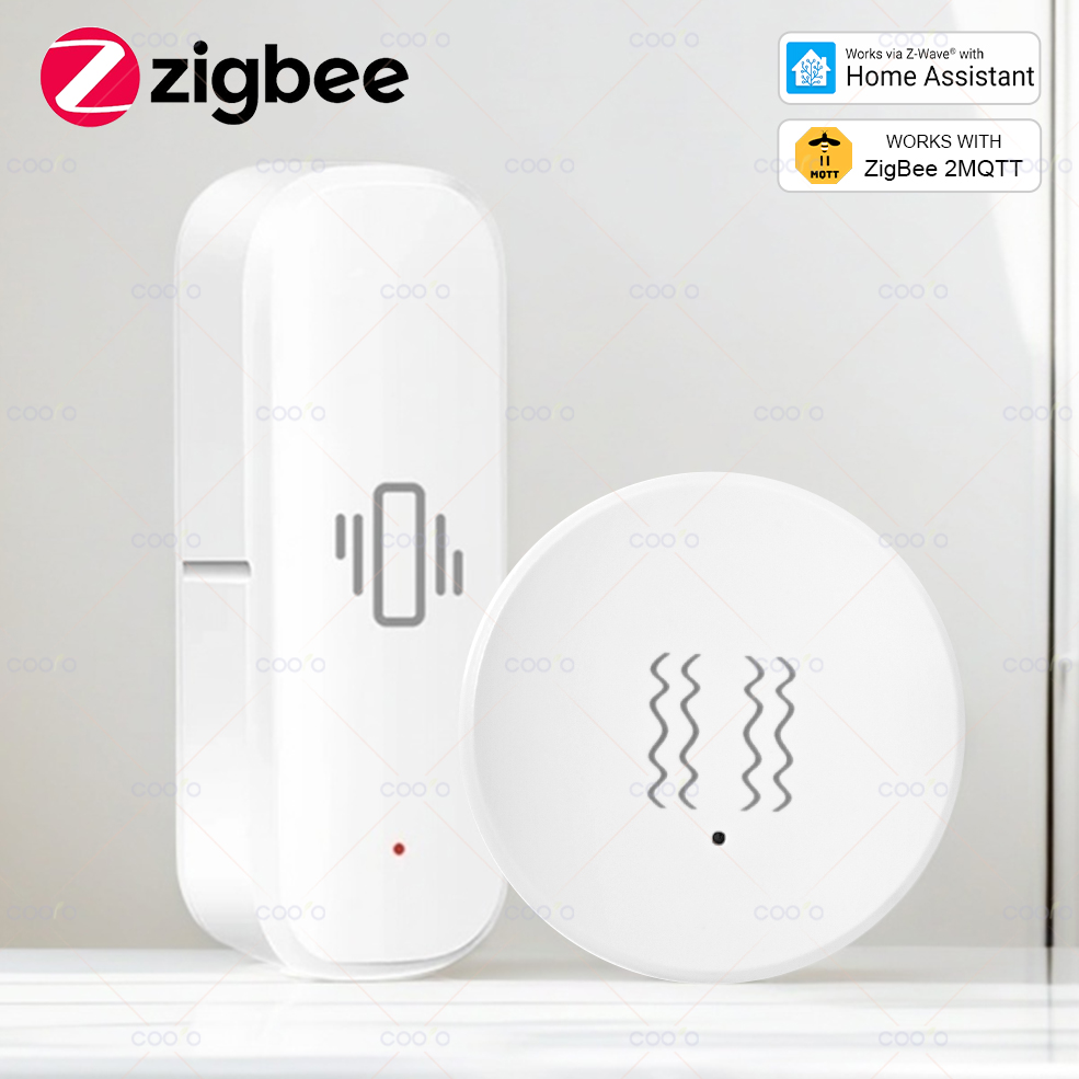 Home Security With Alarm - ZigBee 3.0 Vibration Sensor Real Time