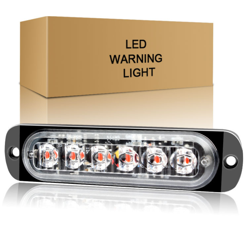 Home Security Police - 6LED Car Warning Light Grill Emergency