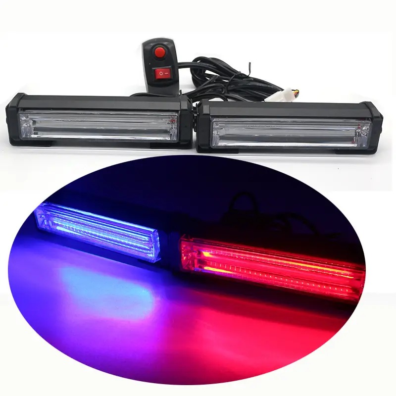 Home Security Police - 2Pcs COB Strobe Light Car Emergency