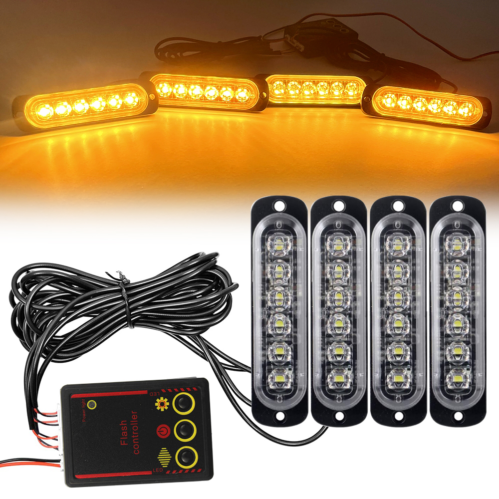 Home Security Police - Car Front Grille Lighting 12V 24V