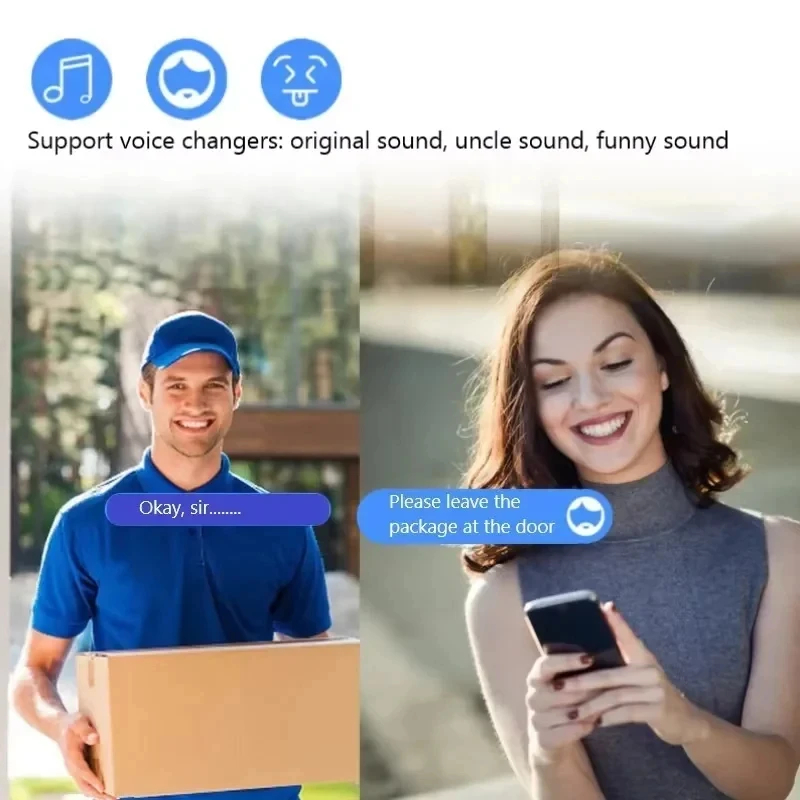 Home Security Blink - Tuya WIFI Camera Doorbell HD Video