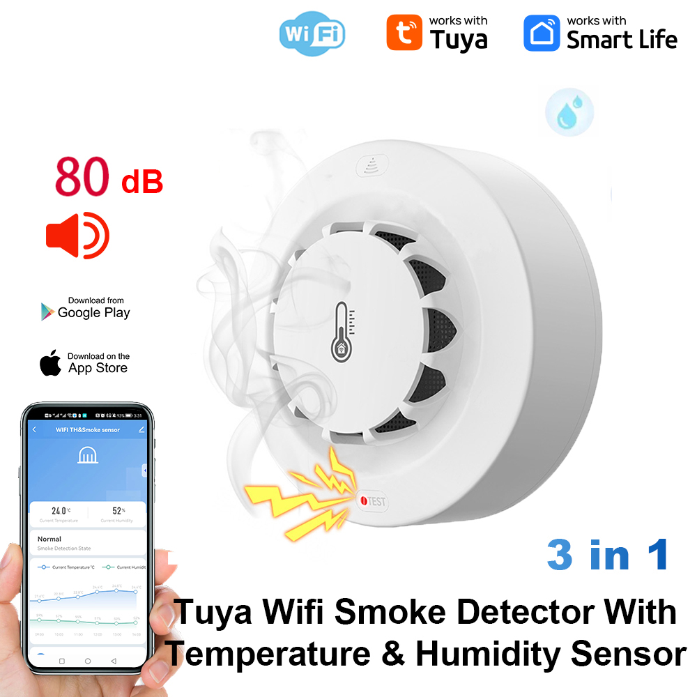 Tuya WiFi Temperature and Humi - Home Security With Alarm incelemesi ve fiyatı