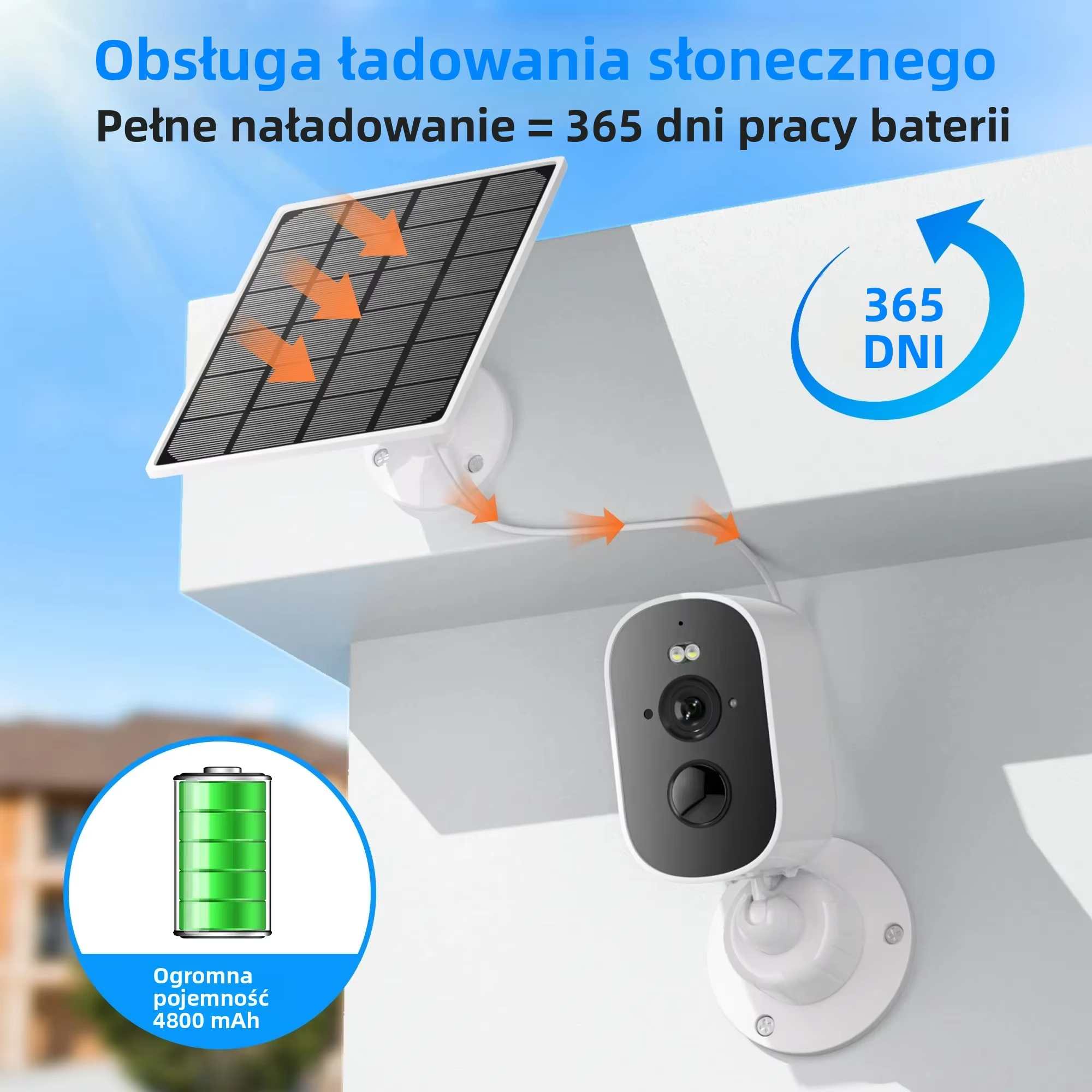 5MP WiFi Solar Security Camera - Home Security No Wifi incelemesi ve fiyatı