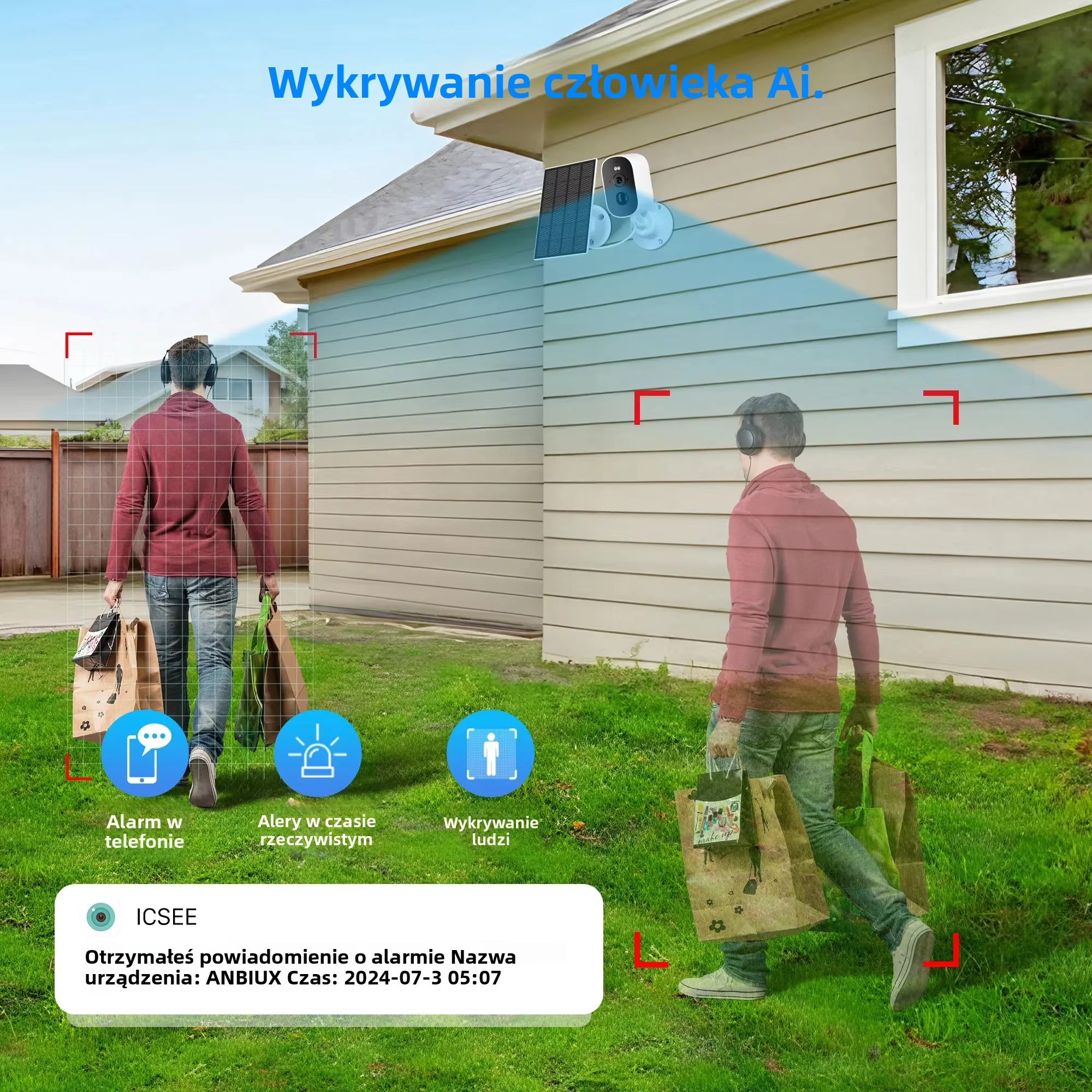 5MP WiFi Solar Security Camera - Home Security No Wifi incelemesi ve fiyatı