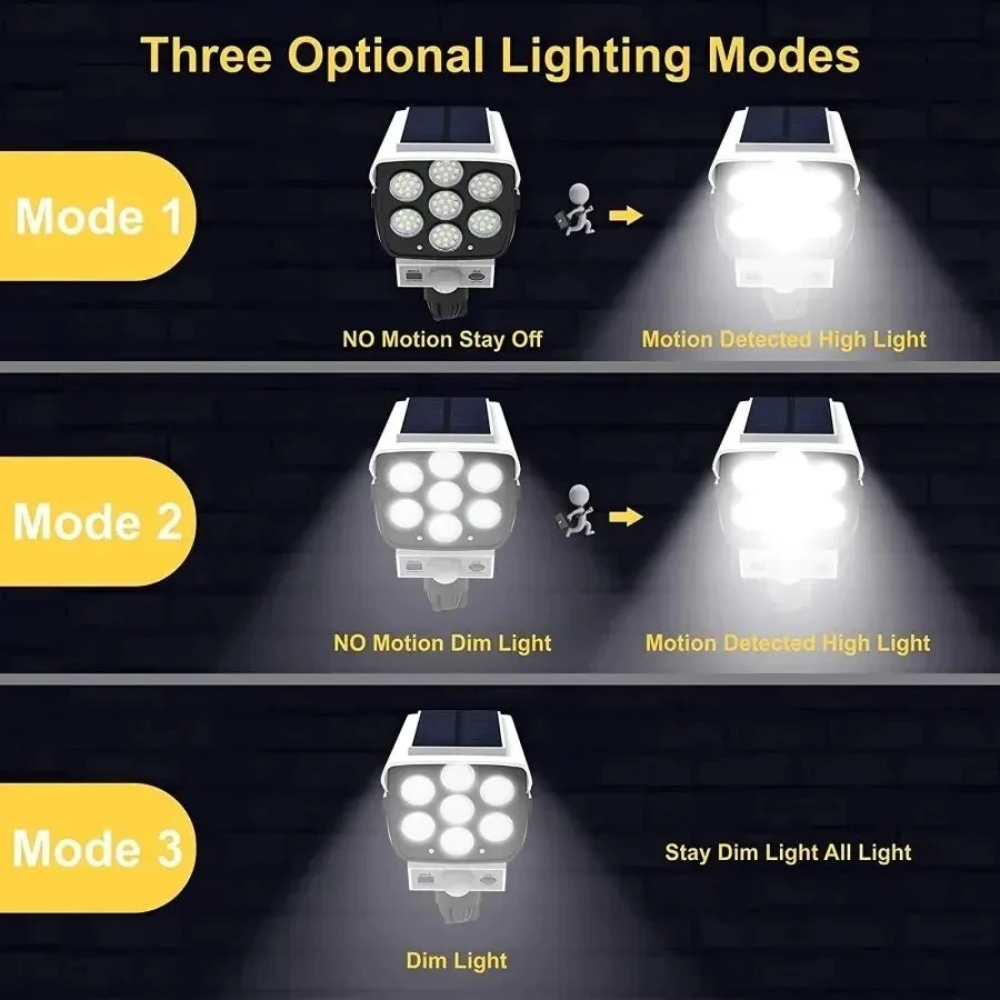 Solar Lights Outdoor With Moti - Fake Camera Dummy incelemesi ve fiyatı