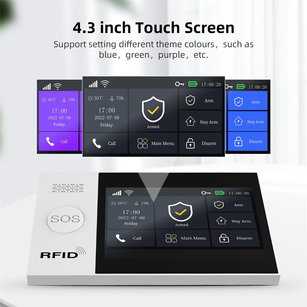 2.4G WIFI Smart GSM Alarm Syst - Home Security No Wifi incelemesi ve fiyatı