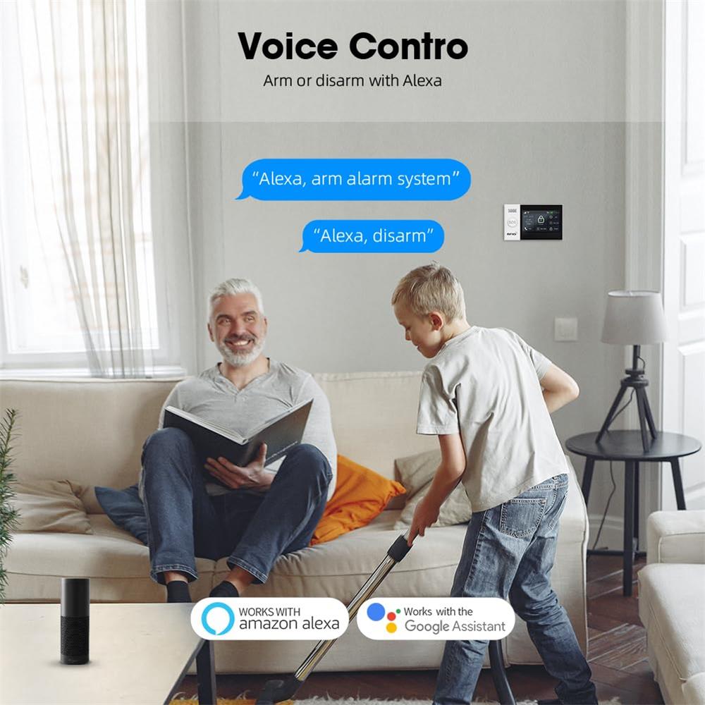 2.4G WIFI Smart GSM Alarm Syst - Home Security No Wifi incelemesi ve fiyatı