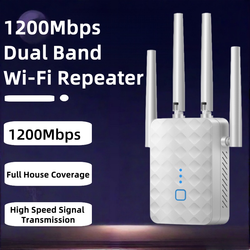 1200Mbps Dual Band WiFi Repeat - Home Security No Wifi incelemesi ve fiyatı
