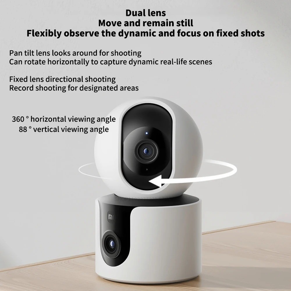 Xiaomi C300 Smart Camera Dual  - Home Security Camera Xiaomi Mi 360 incelemesi ve fiyatı