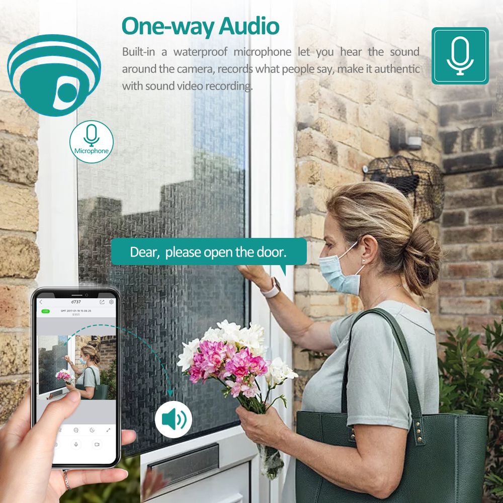Anpviz 5MP Turret POE IP Camer - Home Security Alarm incelemesi ve fiyatı