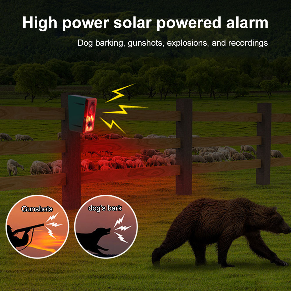 Solar Outdoor Motion Sensor Al - Barking Dog Alarm incelemesi ve fiyatı