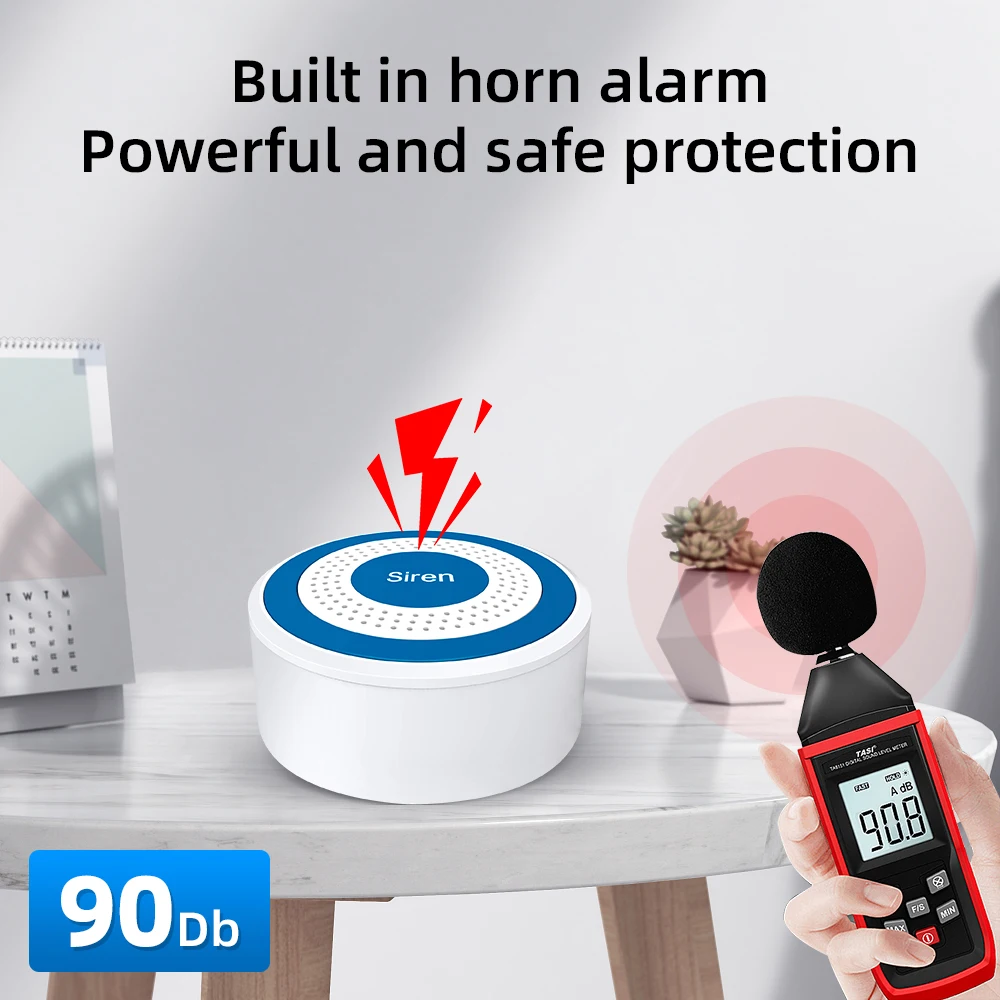 MULO Mini Alarm Siren Wireless - Home Security Blink incelemesi ve fiyatı