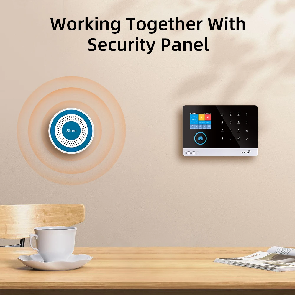 MULO Mini Alarm Siren Wireless - Home Security Blink incelemesi ve fiyatı