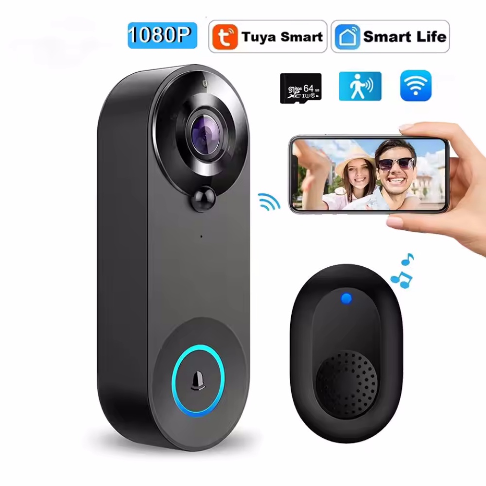 Tuya 1080P Wireless WIFI Doorb - Home Security Blink incelemesi ve fiyatı