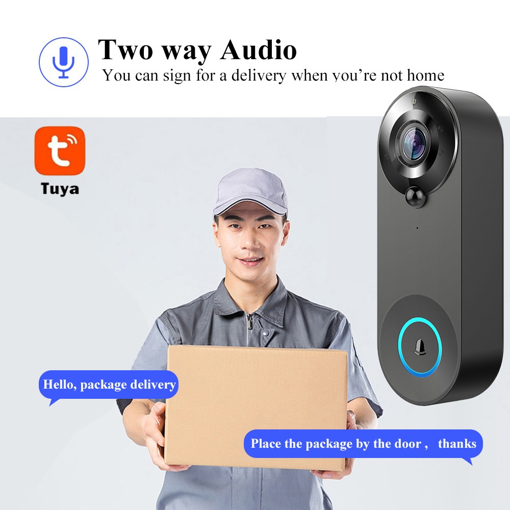 Tuya 1080P Wireless WIFI Doorb - Home Security Blink incelemesi ve fiyatı