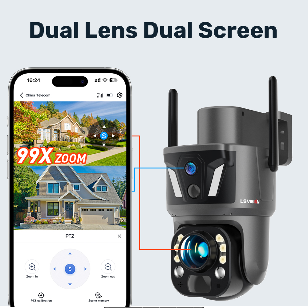 LS VISION 4K 8MP Outdoor Home  - Home Security Outdoor Camera System incelemesi ve fiyatı