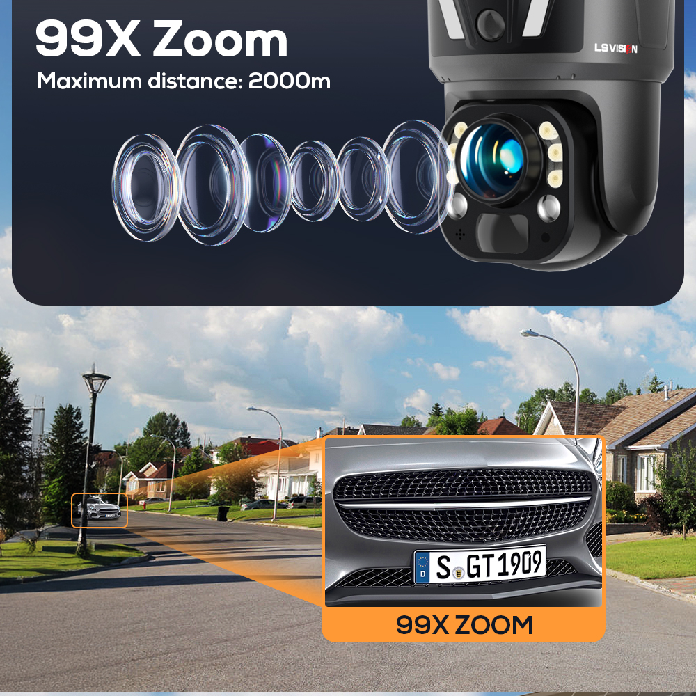 LS VISION 4K 8MP Outdoor Home  - Home Security Outdoor Camera System incelemesi ve fiyatı