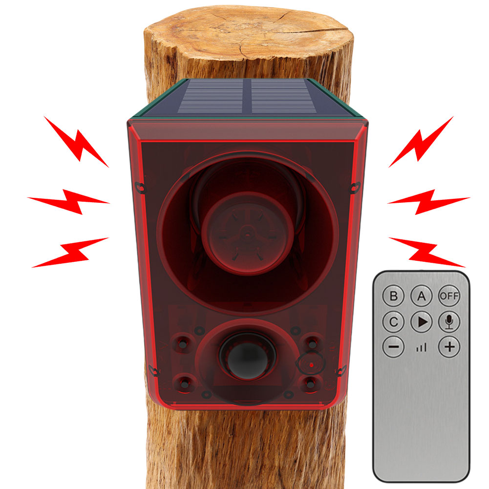 Solar Outdoor Motion Sensor Al - Barking Dog Alarm incelemesi ve fiyatı