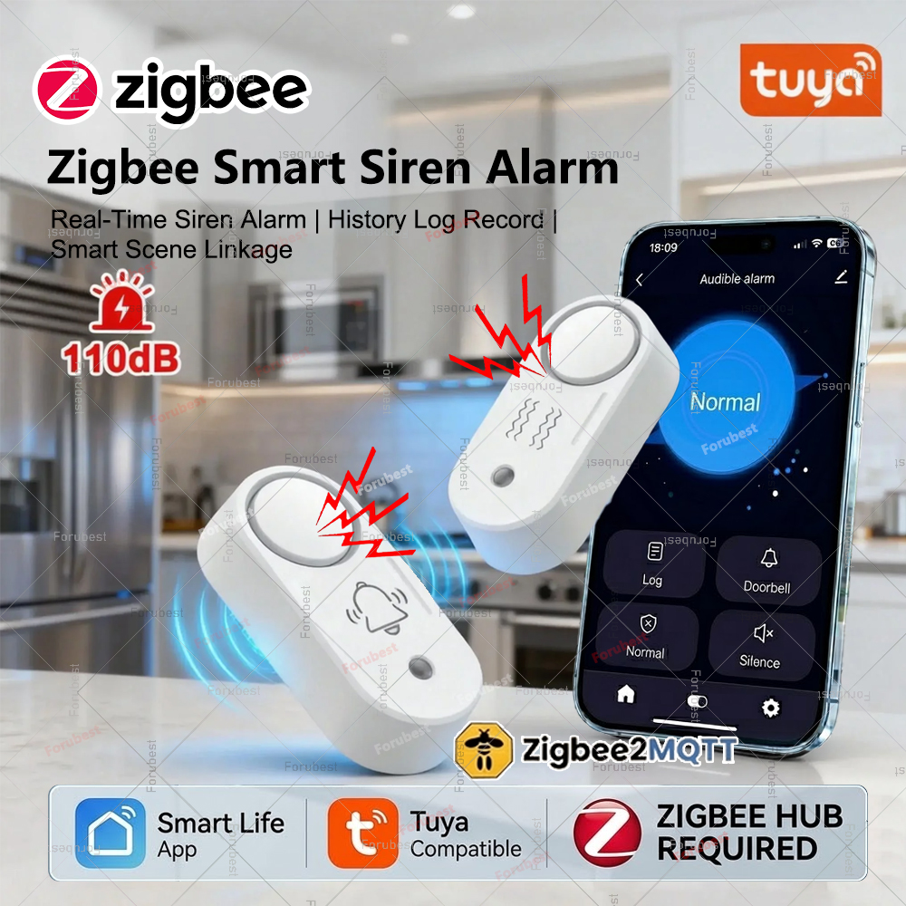 Zigbee Smart Siren Alarm Sound - Home Security Blink incelemesi ve fiyatı