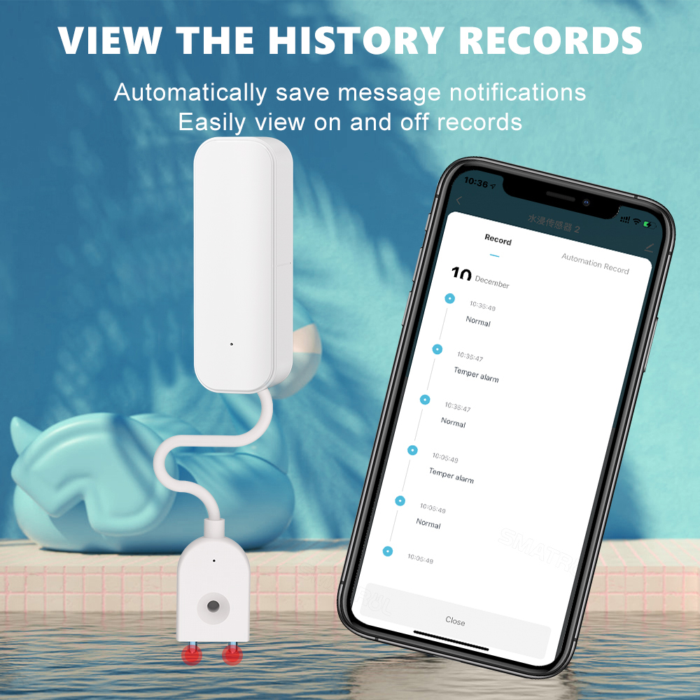 WiFi/Zigbee Water Sensor Tuya  - Home Security Services incelemesi ve fiyatı