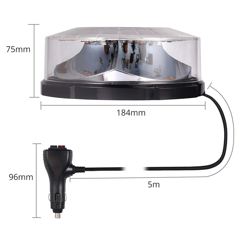 Yellow 24 LED Car Roof Ceiling - Home Security Police incelemesi ve fiyatı