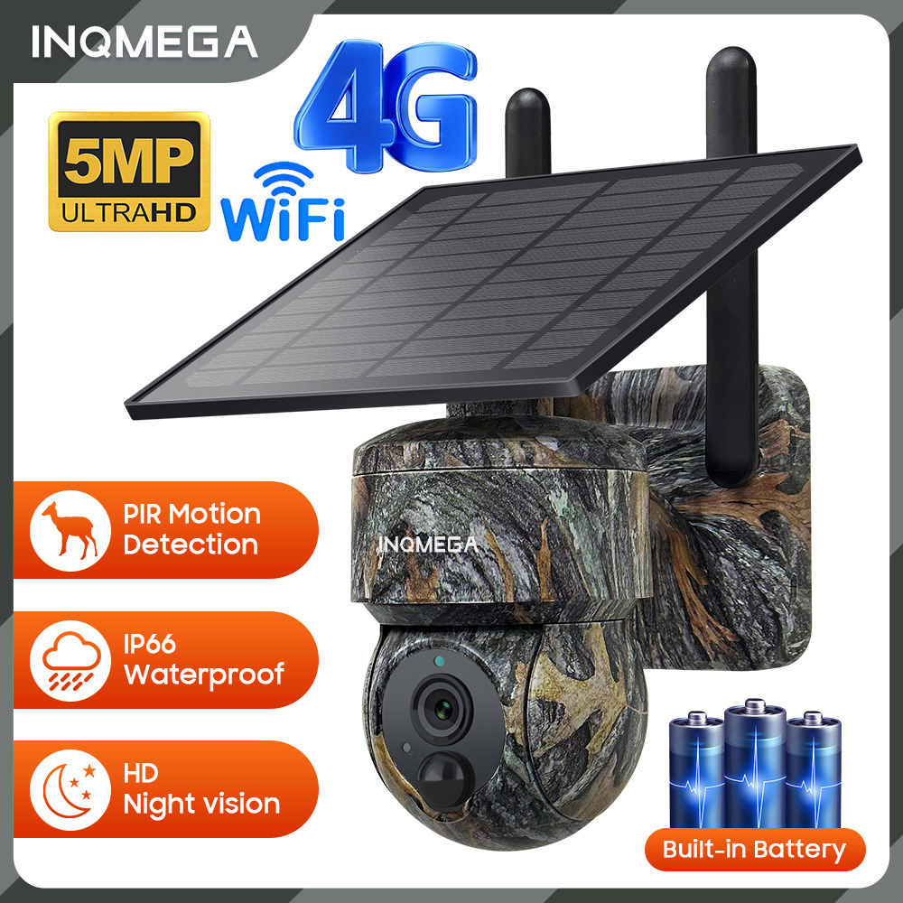 INQMEGA 5MP 4G / WIFI Solar Wi - Home Security Outdoor Camera System incelemesi ve fiyatı