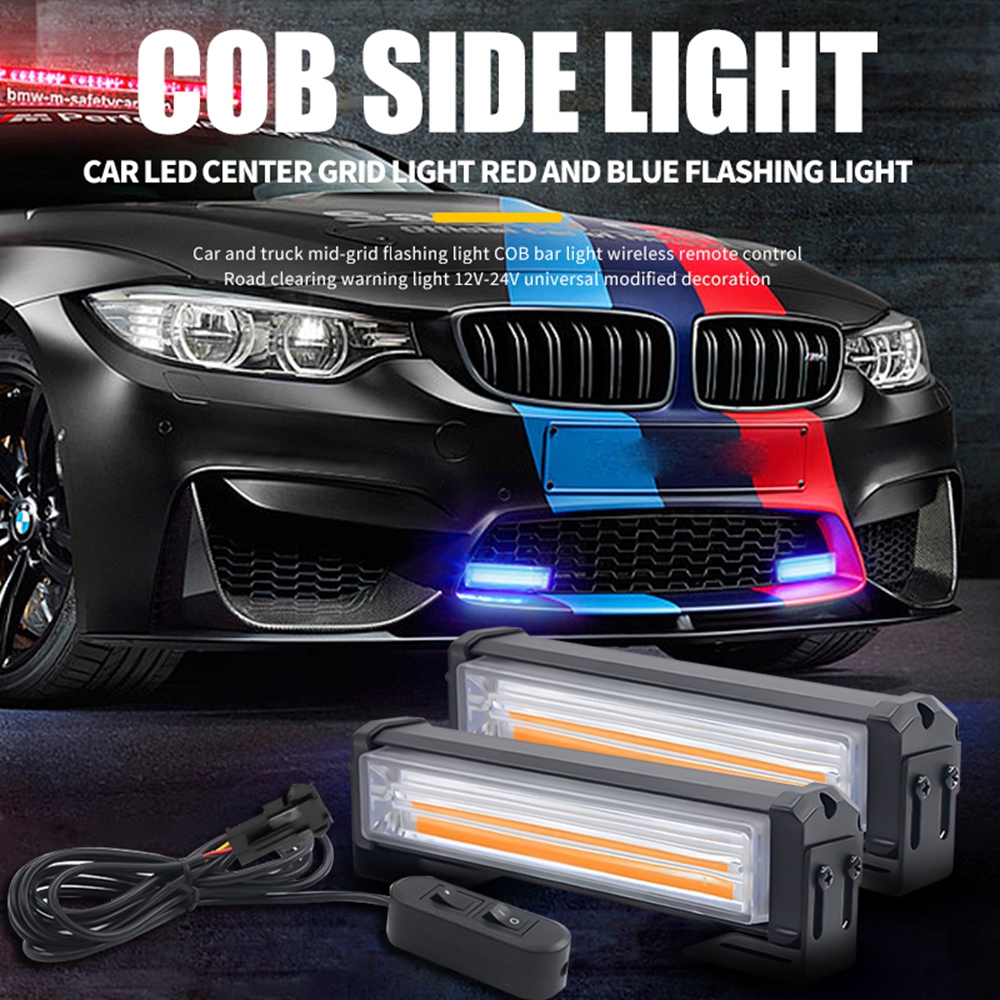 2 in 1 COB Grille Strobe Light - Home Security Police incelemesi ve fiyatı