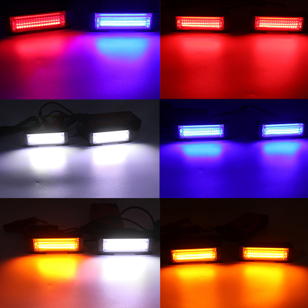 2 in 1 COB Grille Strobe Light - Home Security Police incelemesi ve fiyatı