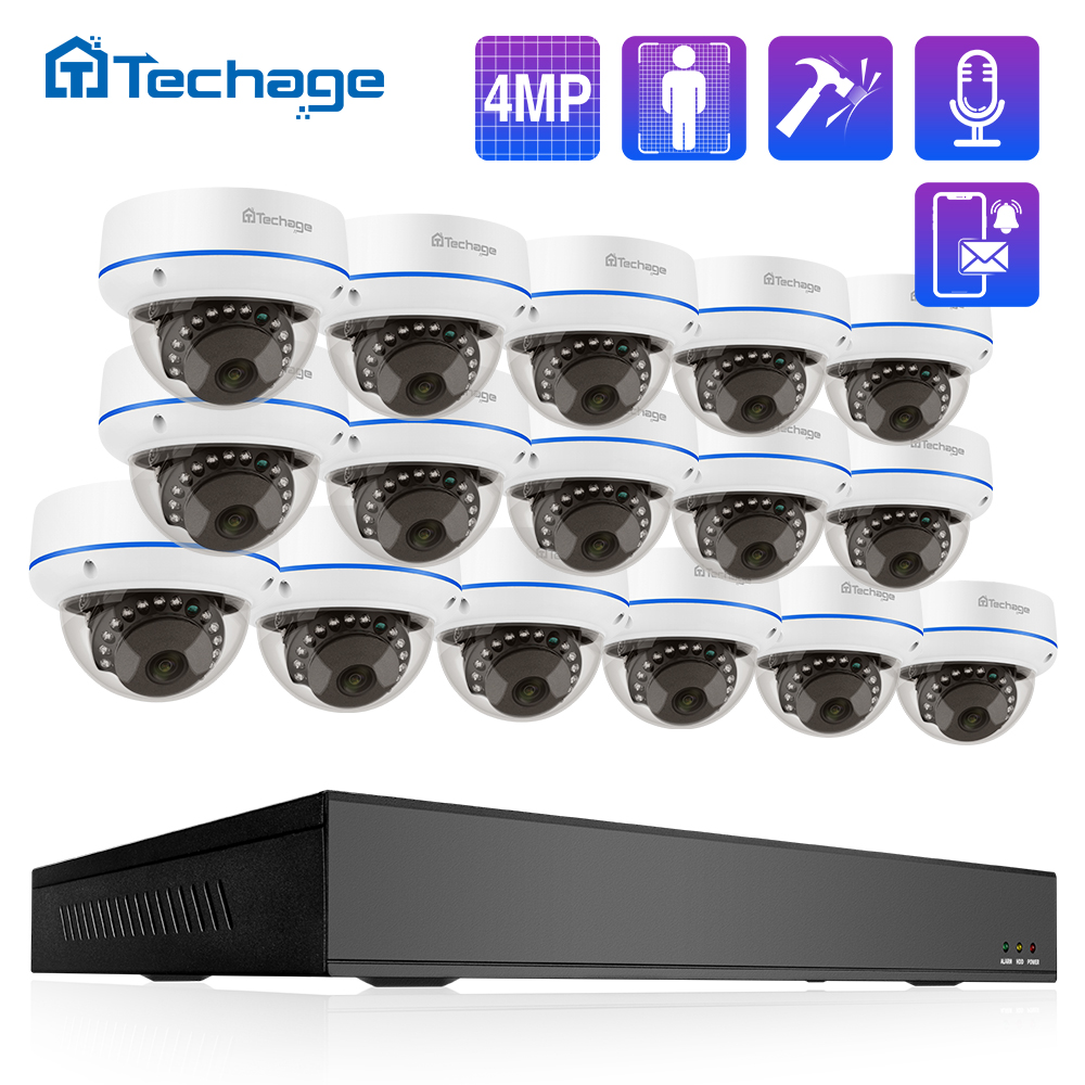 Techage HD 4MP 16CH POE Survei - Home Security Services incelemesi ve fiyatı