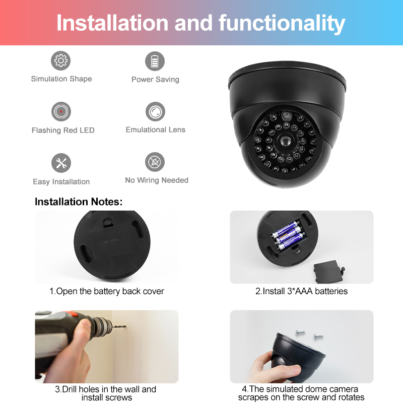 Fake Conch Dome Dummy Camera F - Fake Camera Dummy incelemesi ve fiyatı