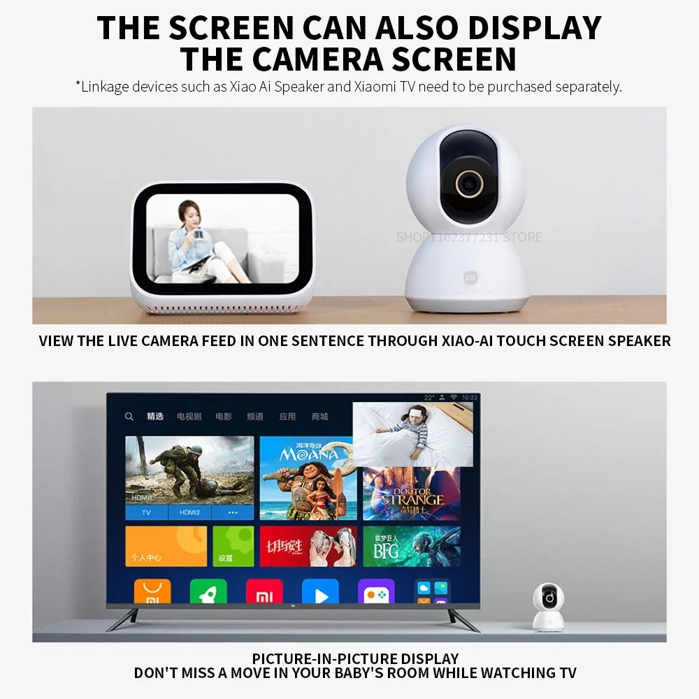Xiaomi Smart IP Camera 2K 360° - Home Security Camera Xiaomi Mi 360 incelemesi ve fiyatı