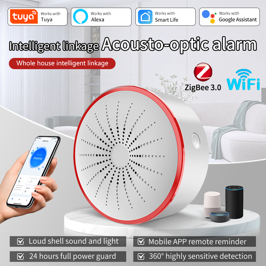 Tuya WiFi ZigBee Smart Alarm S - Home Security Blink incelemesi ve fiyatı