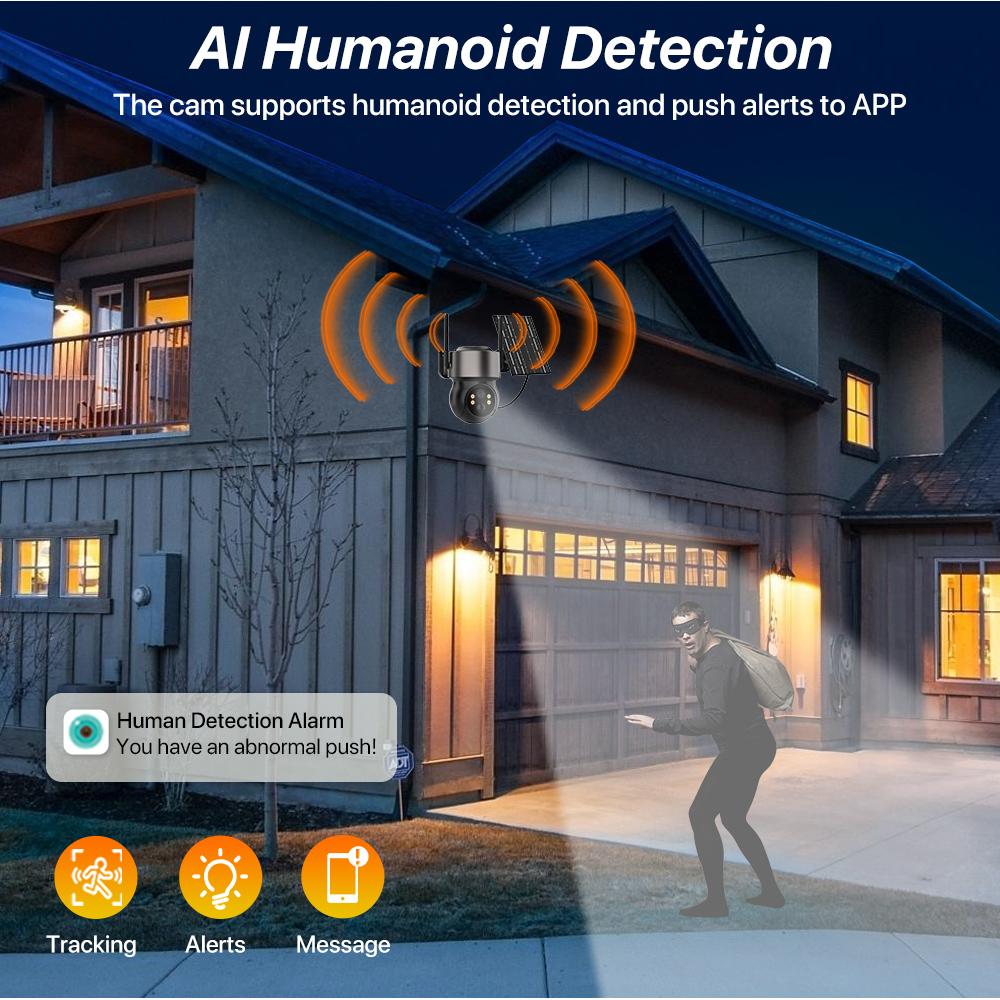 4MP 4G SIM Solar Battery Power - Home Security Outdoor Camera System incelemesi ve fiyatı