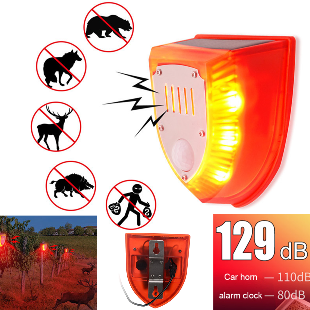 Outdoor Solar Alarm with Motio - Barking Dog Alarm incelemesi ve fiyatı