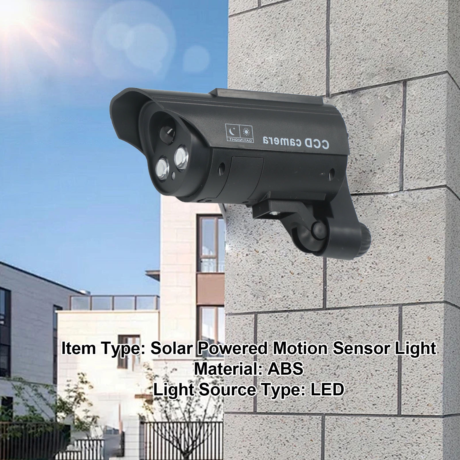 Solar Powered Motion Sensor Ou - Fake Camera Dummy incelemesi ve fiyatı
