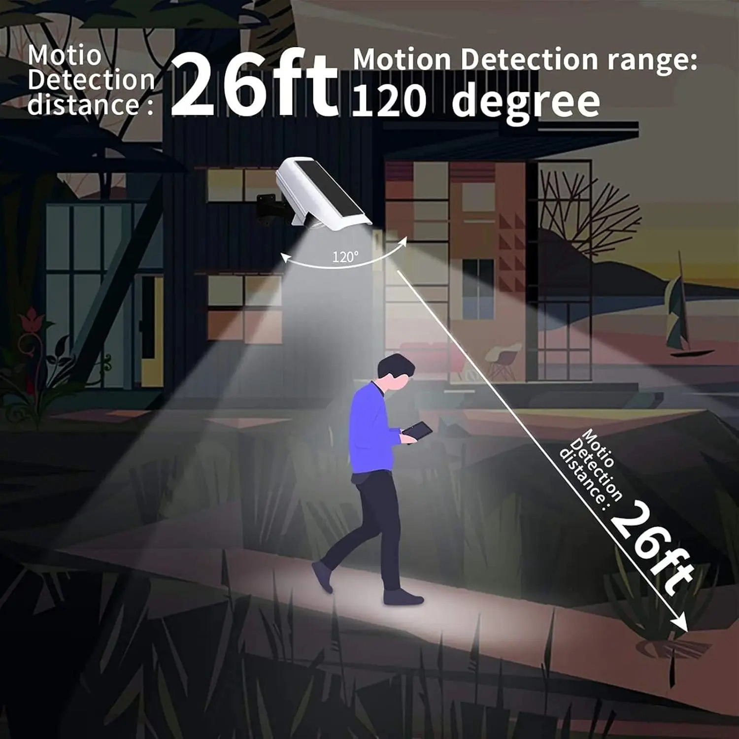 77 LED Outdoor Motion Sensor S - Fake Camera Dummy incelemesi ve fiyatı