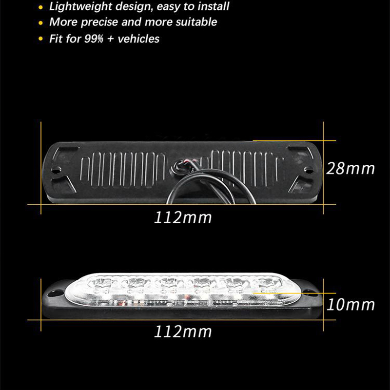 6LED Car Warning Light Grill E - Home Security Police incelemesi ve fiyatı