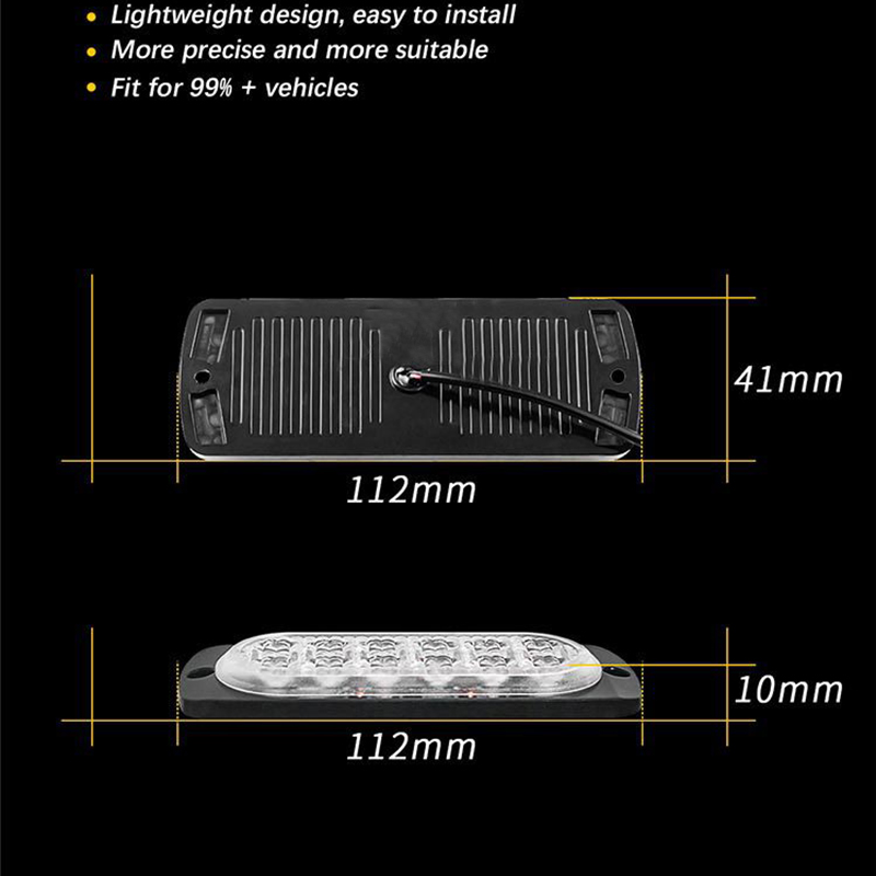 6LED Car Warning Light Grill E - Home Security Police incelemesi ve fiyatı