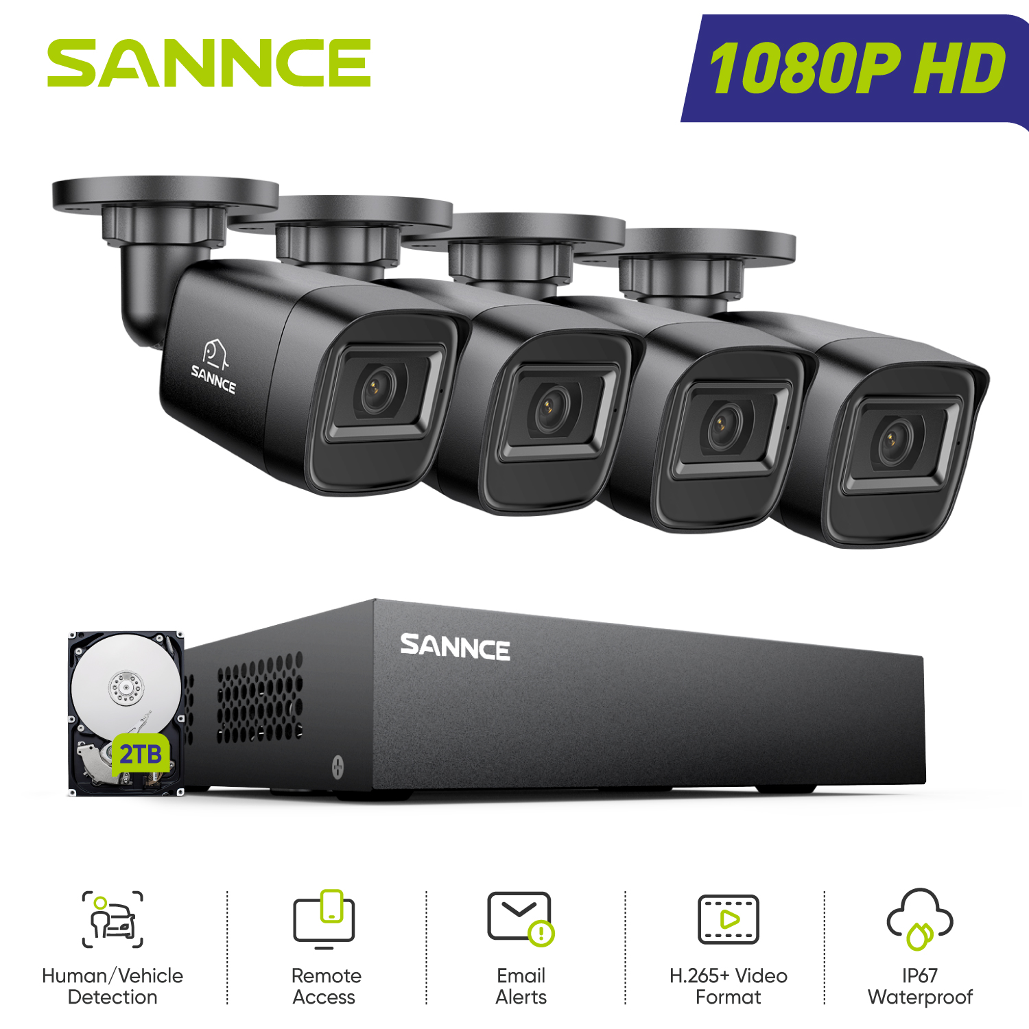 SANNCE 1080P Security Camera S - Home Security Outdoor Camera System incelemesi ve fiyatı