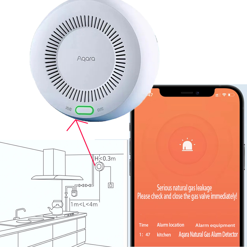 Aqara Wireless Zigbee Natural  - Home Security With Alarm incelemesi ve fiyatı