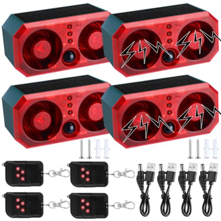 Pcs Solar Outdoor Motion Senso - Barking Dog Alarm incelemesi ve fiyatı