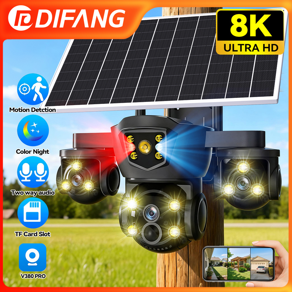 V380 Pro New 20MP WIFI Solar C - Home Security Outdoor Camera System incelemesi ve fiyatı