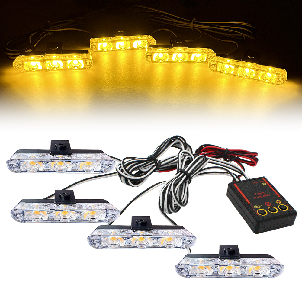 12V Car Grille Strobe Light He - Home Security Police incelemesi ve fiyatı