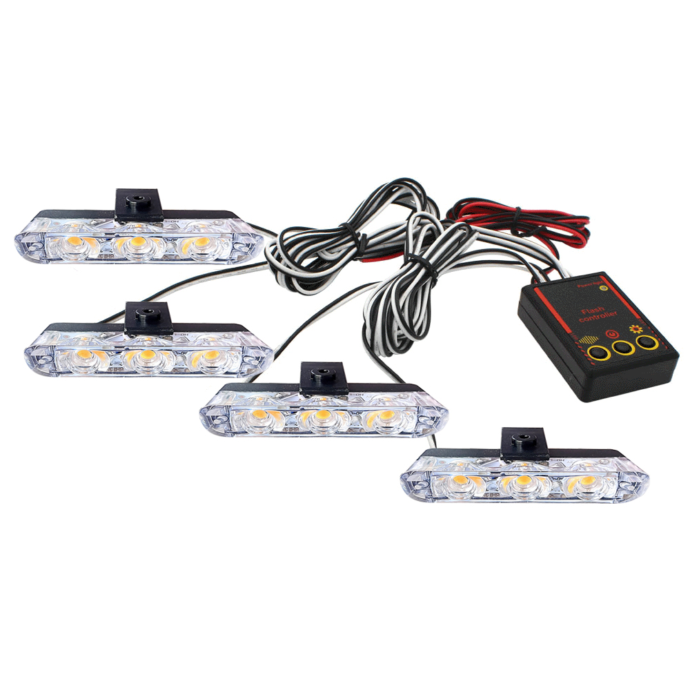 12V Car Grille Strobe Light He - Home Security Police incelemesi ve fiyatı
