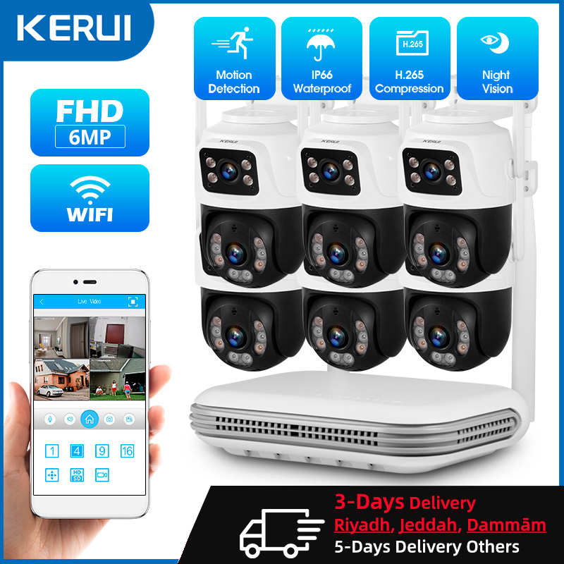 KERUI Waterproof 6MP HD Wirele - Home Security No Wifi incelemesi ve fiyatı