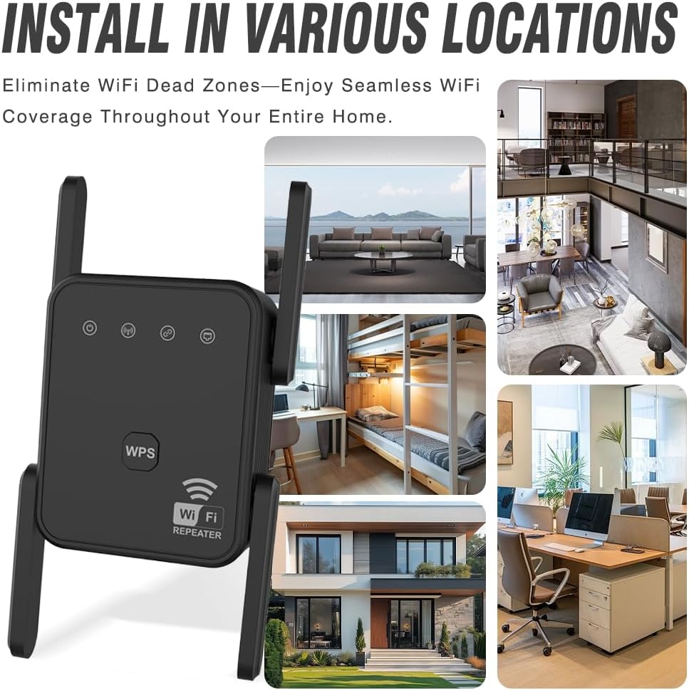WiFi Repeater 300Mbps 2.4GHz W - Home Security Service incelemesi ve fiyatı