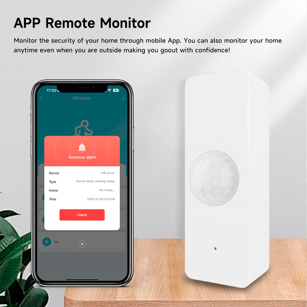 WiFi Smart PIR Motion Sensor T - Home Security Services incelemesi ve fiyatı