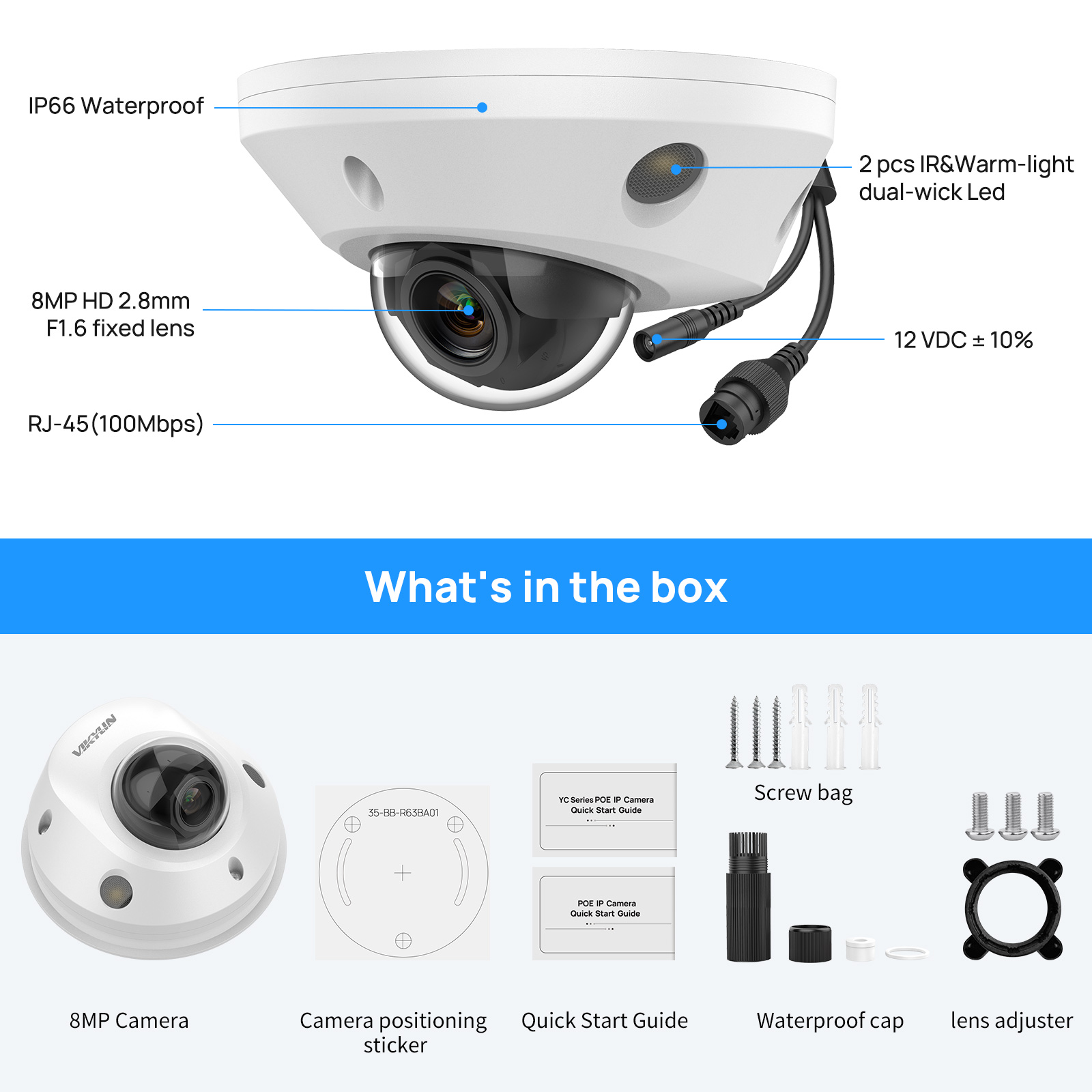4K 8MP POE IR&Warm Lights fish - Home Security Hikvision incelemesi ve fiyatı