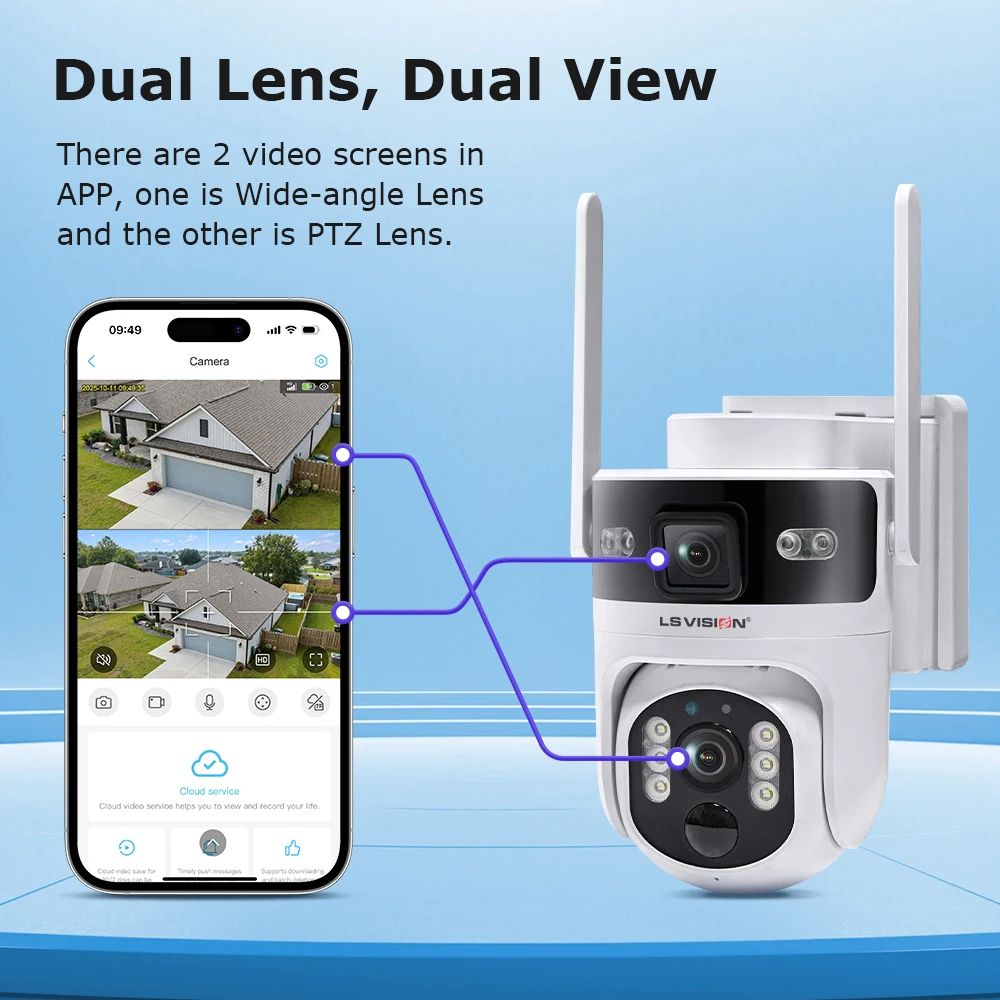 LS VISION Outdoor Surveillance - Home Security Outdoor Camera System incelemesi ve fiyatı
